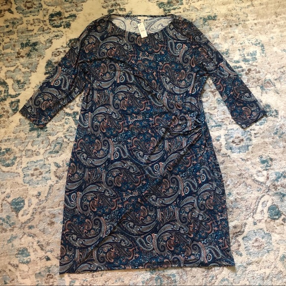 Talbots Dresses & Skirts - Talbots Paisley Print Wrap Dress
